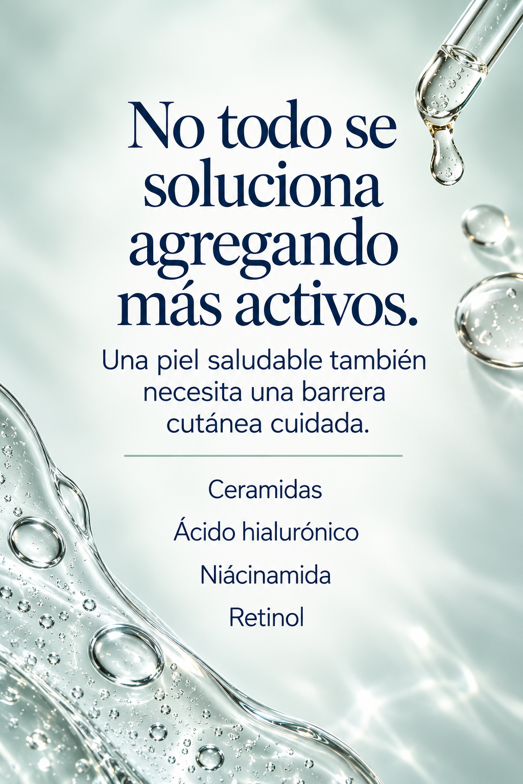 Barrera cutánea y activos esenciales